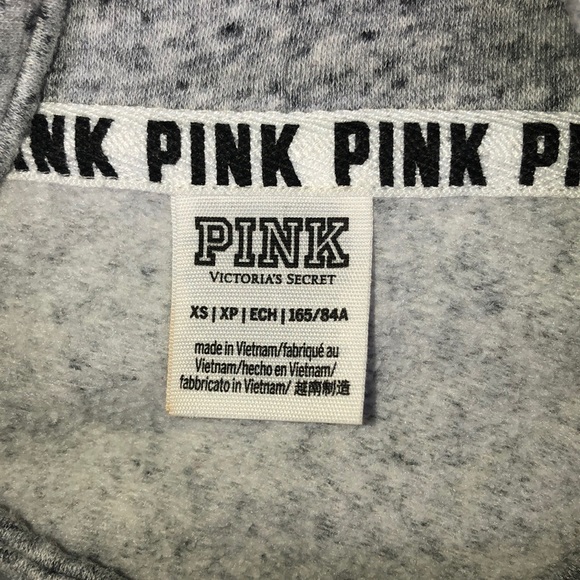 Grey wide neck sweatshirt from vs pink - Picture 4 of 6